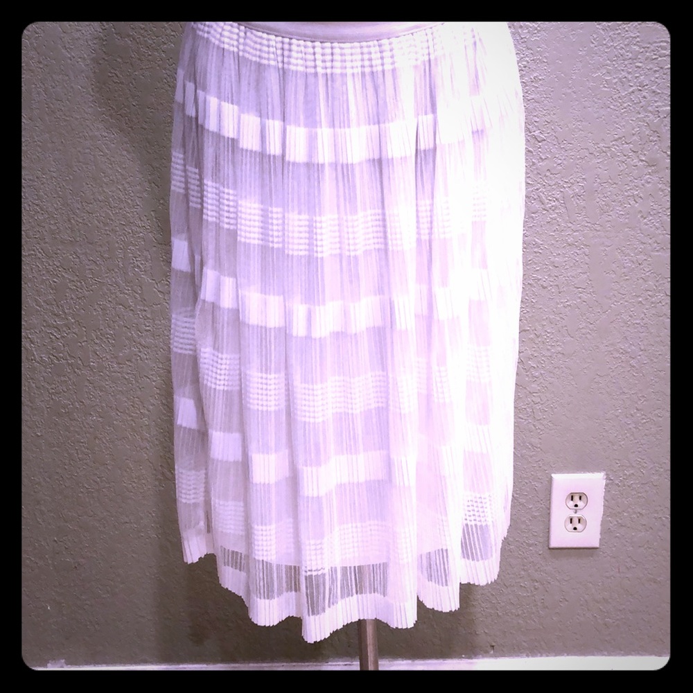 White skirt